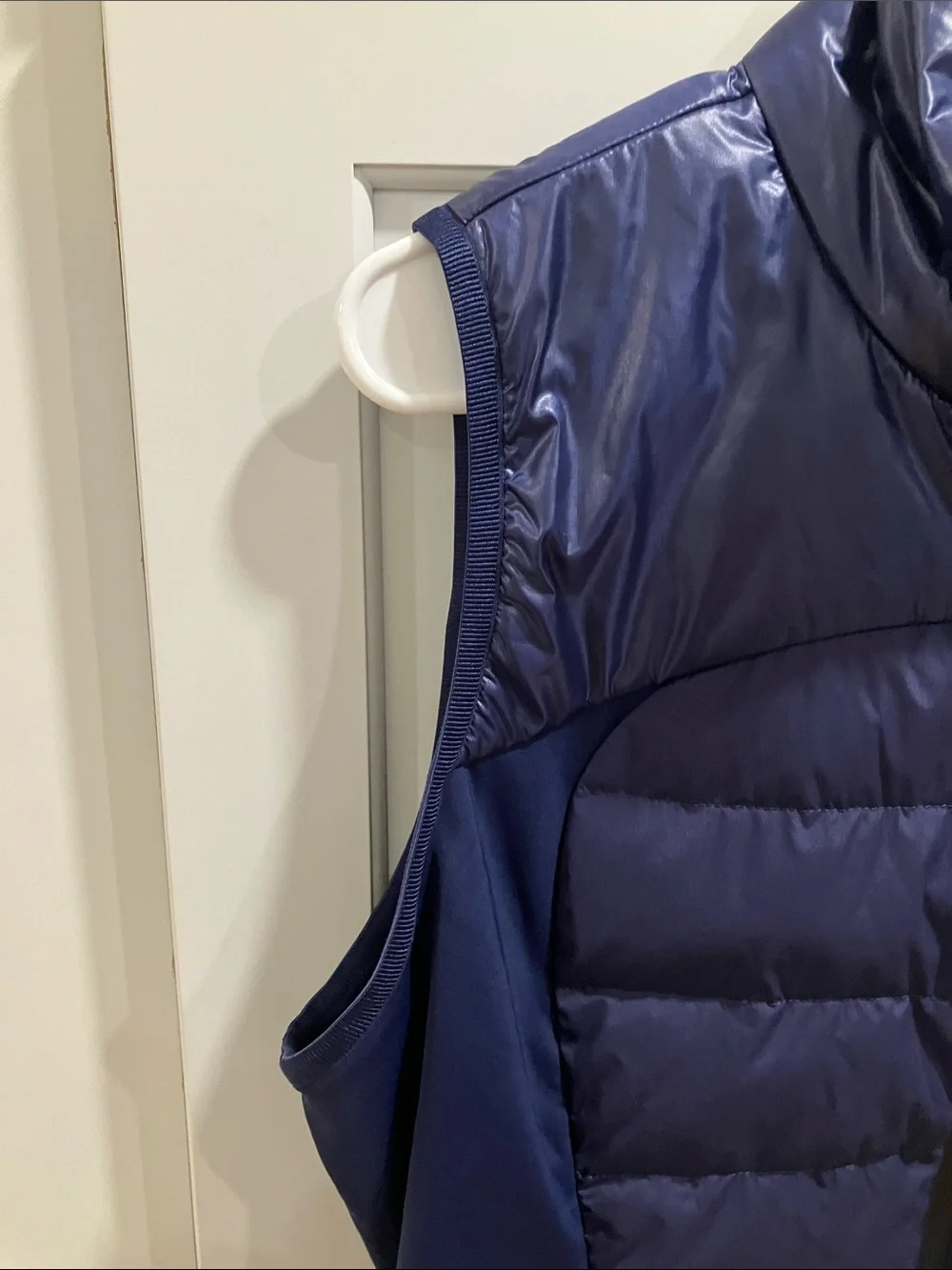 Lululemon Women's Navy Blue Down for It All Vest Down Feather Puffer